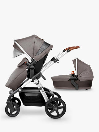 Silver Cross Wave Pushchair and Carrycot, Sable