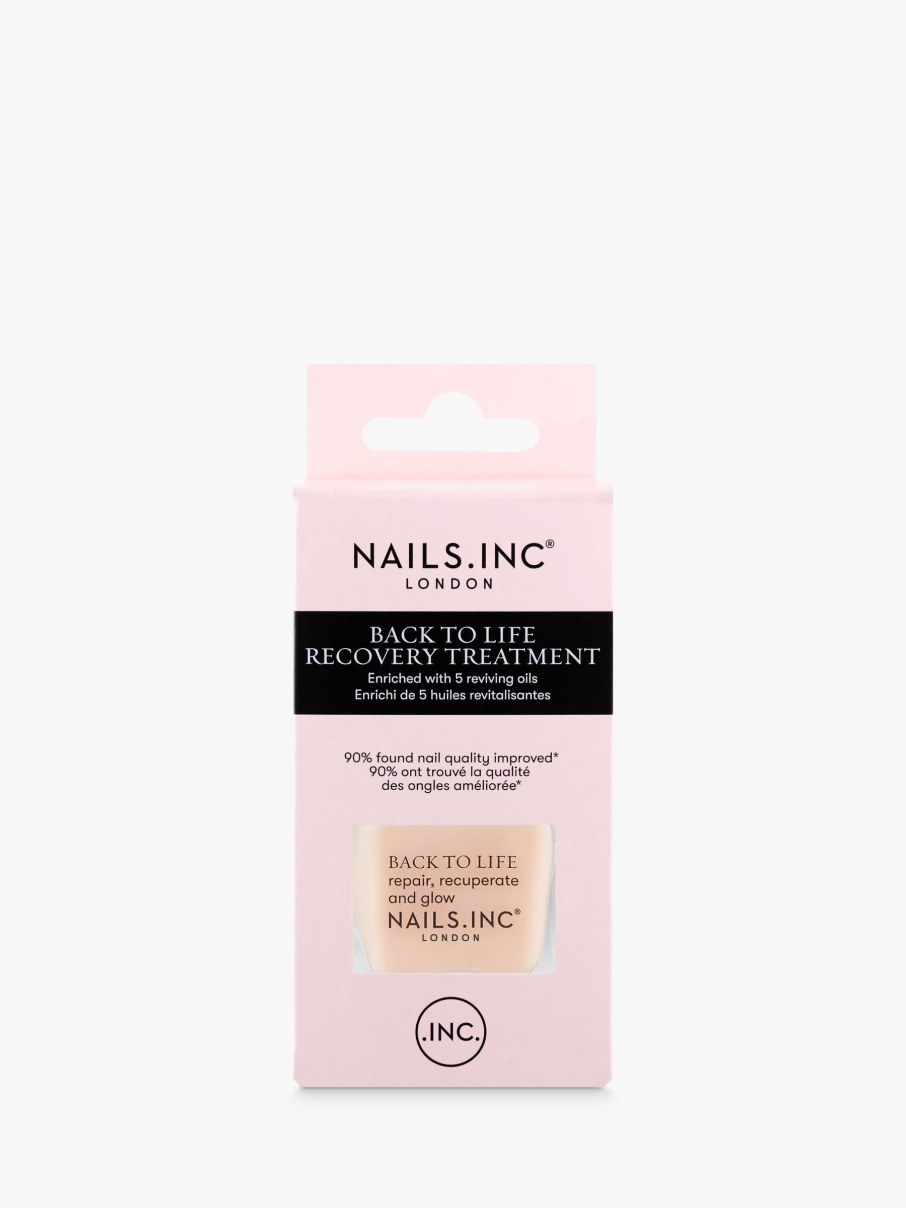 Nails Inc Back To Life Recovery Treatment & Base Coat, 14ml 2