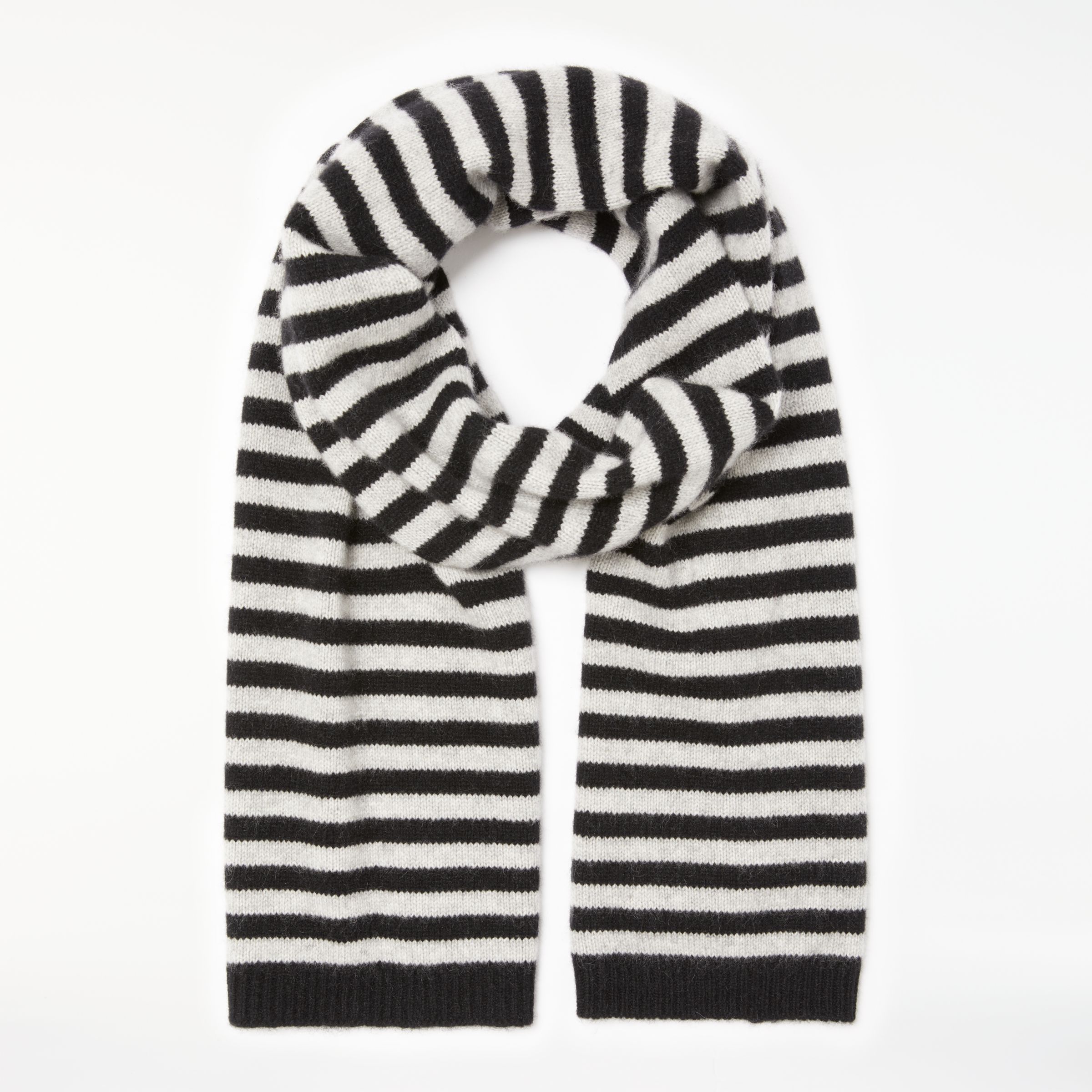 striped cashmere scarf