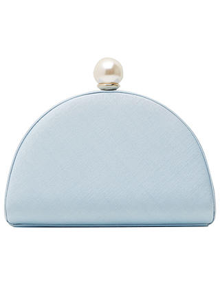 Ted Baker Tie The Knot Pearlla Clutch Bag, Baby Blue