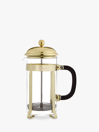 John Lewis & Partners Classic 8 Cup Cafetiere, Gold, 1L