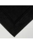 John Lewis Deep Pile Bath Mat, Black