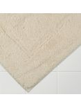 John Lewis Deep Pile Shower Mat, Linen