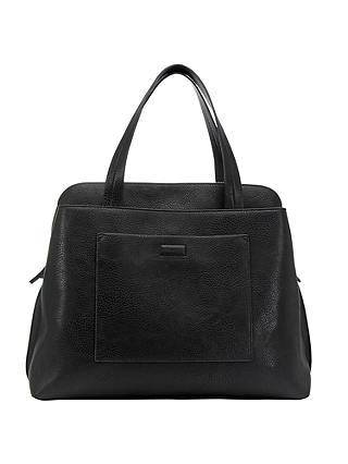 John Lewis & Partners Tia Workwear Tote Bag, Black