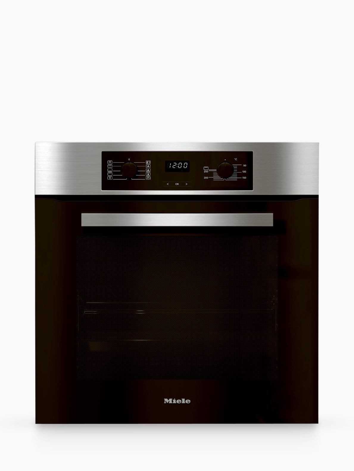 Miele H2265B Discovery Built-In Single Oven, Clean Steel