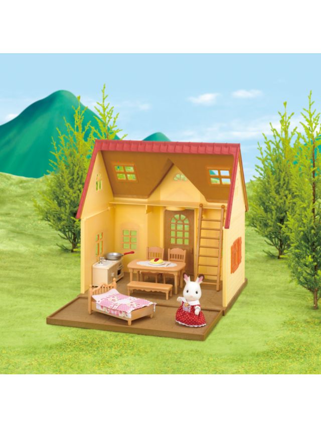Sylvanian Family - Red Roof Cosy Cottage Starter Home With A