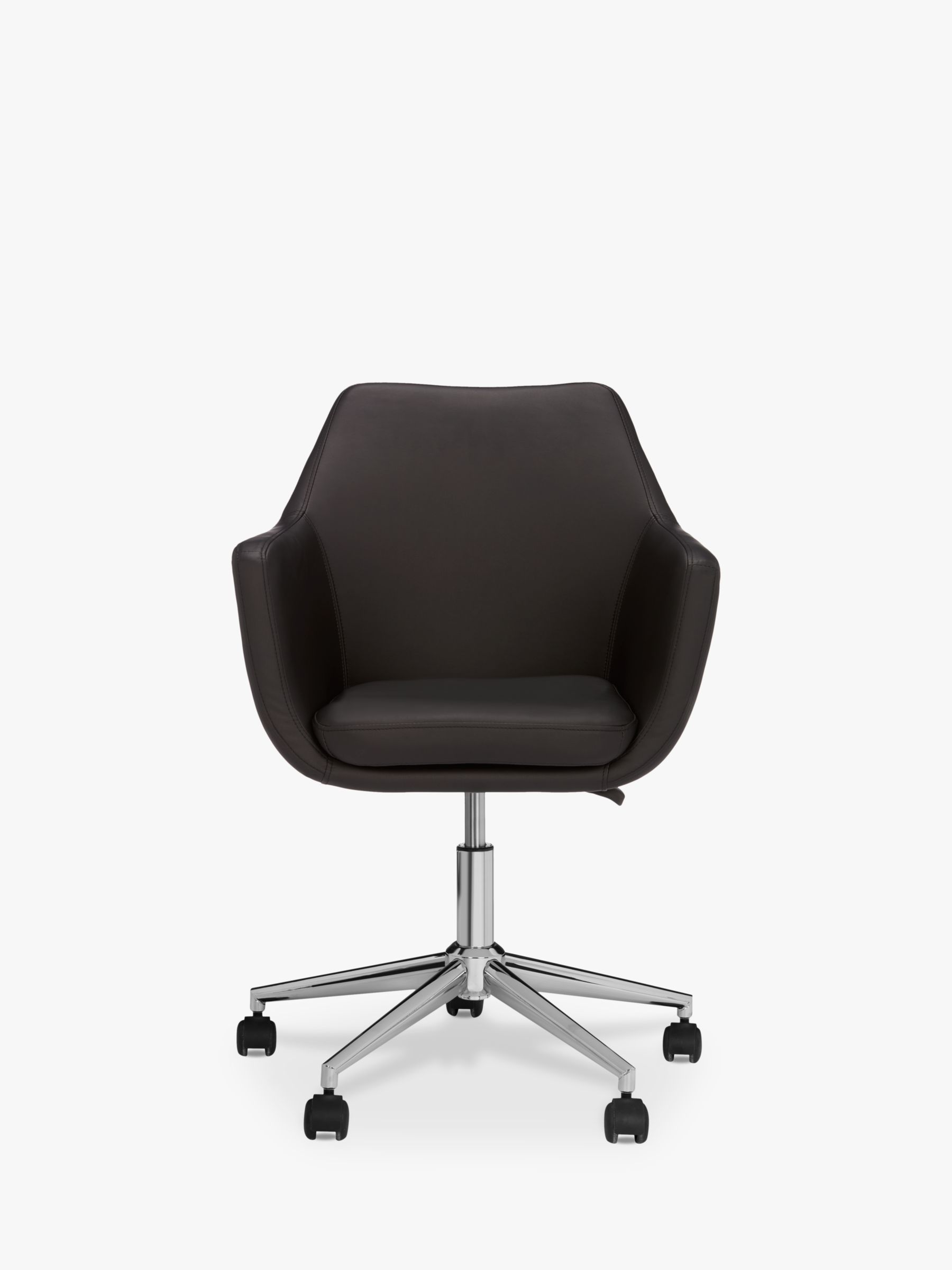 John Lewis Partners Reid Faux Leather Office Chair At John Lewis