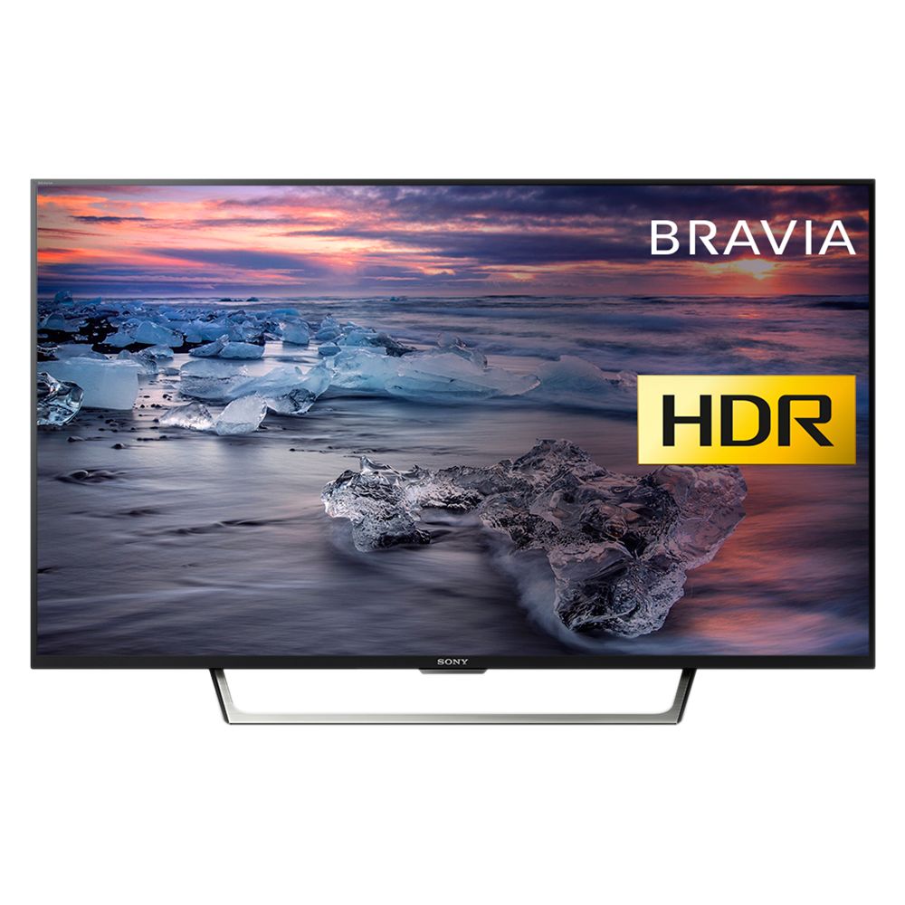 Sony Bravia KDL43WE753 LED HDR Full HD 1080p Smart TV, 43" with Freeview Play & Cable Management, Black