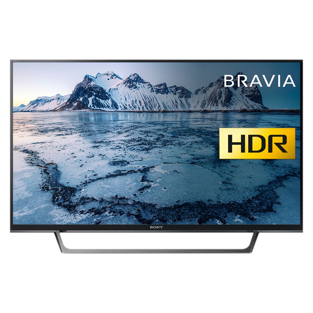 Sony Bravia KDL40WE663 LED HDR Full HD 1080p Smart TV, 40" with Freeview Play & Cable Management, Black