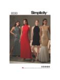 Simplicity Women's Occasion Dress Sewing Pattern, 8330, D5
