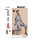 Simplicity Women's Wrap Skirt and Trousers Sewing Pattern, 8299