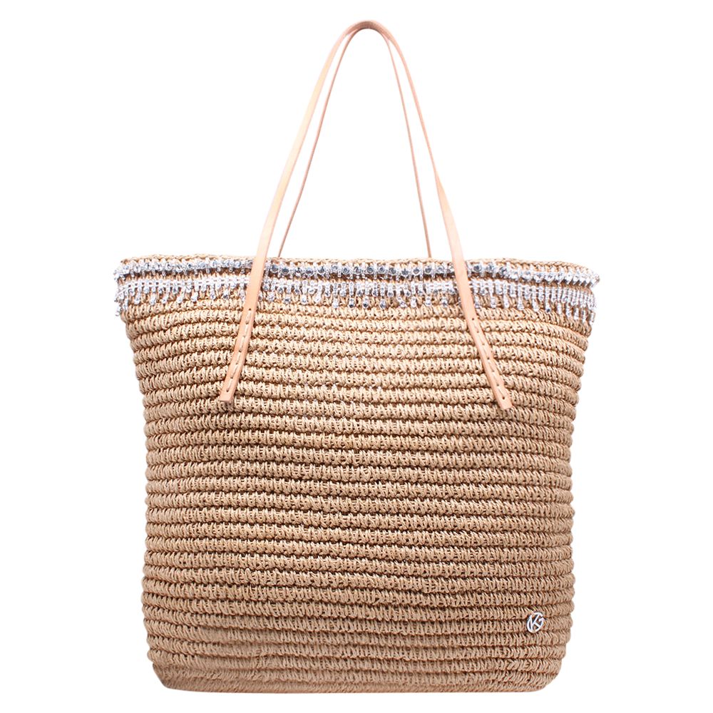 kurt geiger raffia bag