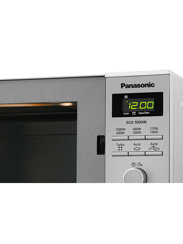 Buy Panasonic NN-SD27HSBPQ Microwave, Stainless Steel Online at johnlewis.com