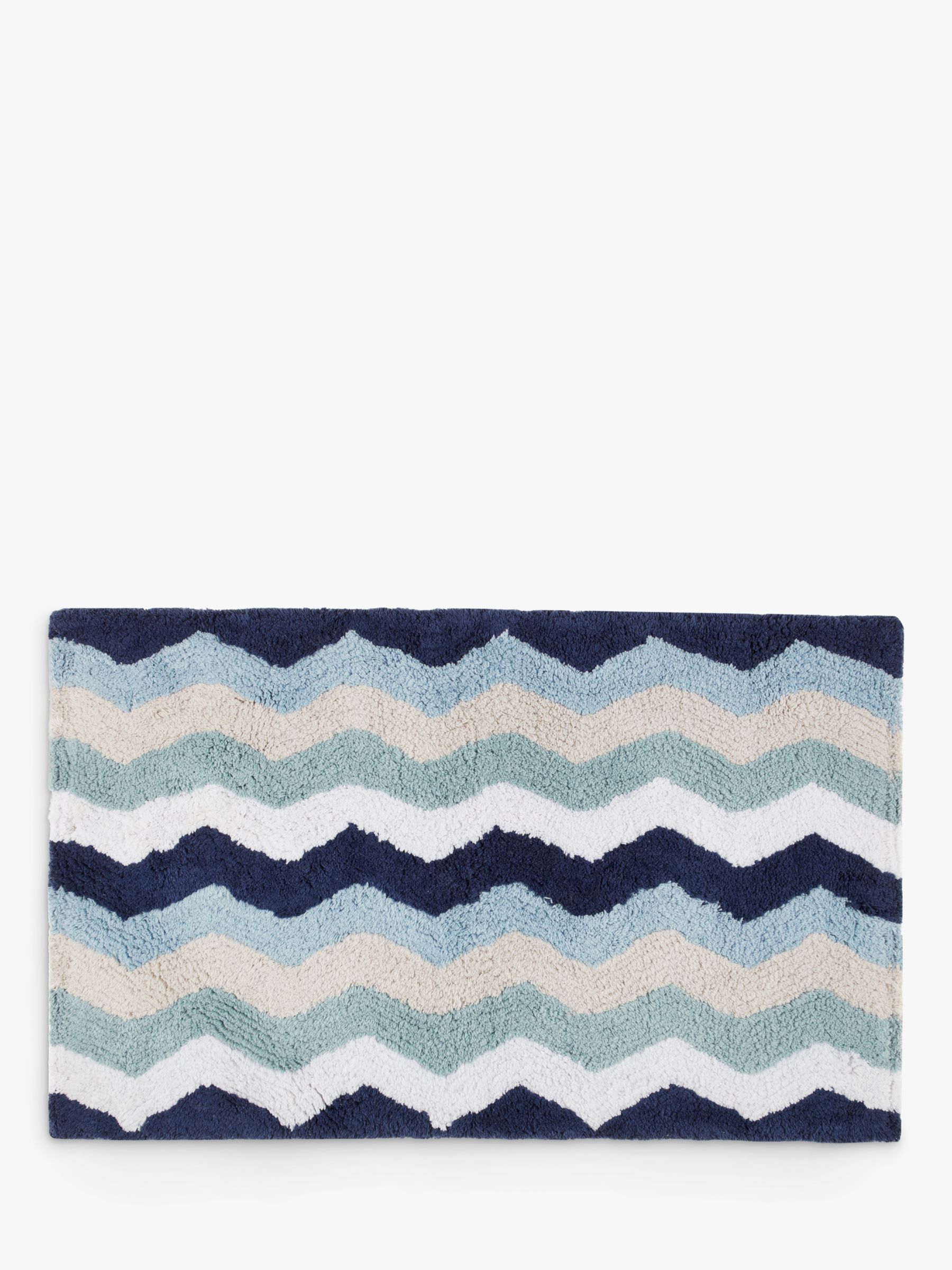 John Lewis Zig Zag Bath Mat 50 X 80cm At John Lewis Partners