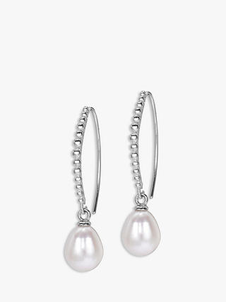 Dower & Hall Pearl Dot Drop Earrings
