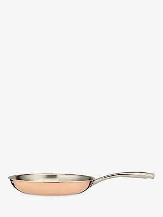 Croft Collection Copper Tri-Ply Frying Pan, 28cm