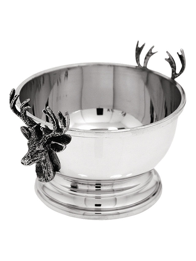 English Pewter Company Stag Nut Bowl, Pewter