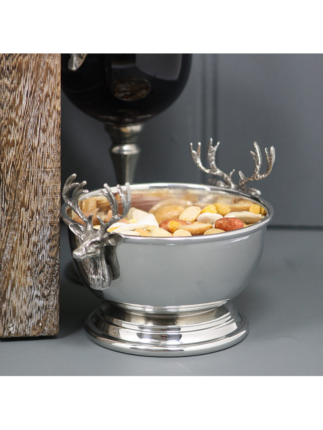 English Pewter Company Stag Nut Bowl, Pewter