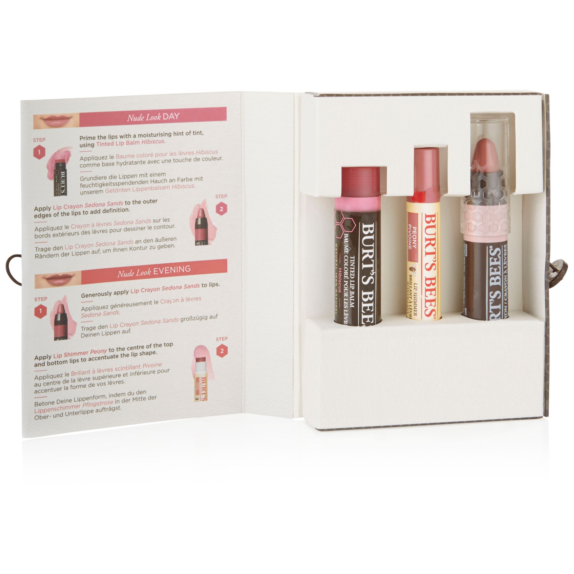 Burts Bees Naturally Nude Lips Gift Set At John Lewis