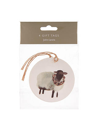 John Lewis & Partners Highland Myths Sheep Gift Tags, Pack of 4