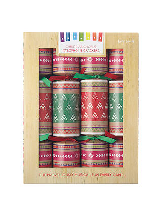 John Lewis Lima Llama Musical Xylophone Christmas Crackers, Pack of 8