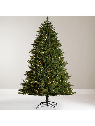 John Lewis Pre Lit Monarch Fir Christmas Tree, 7.5ft