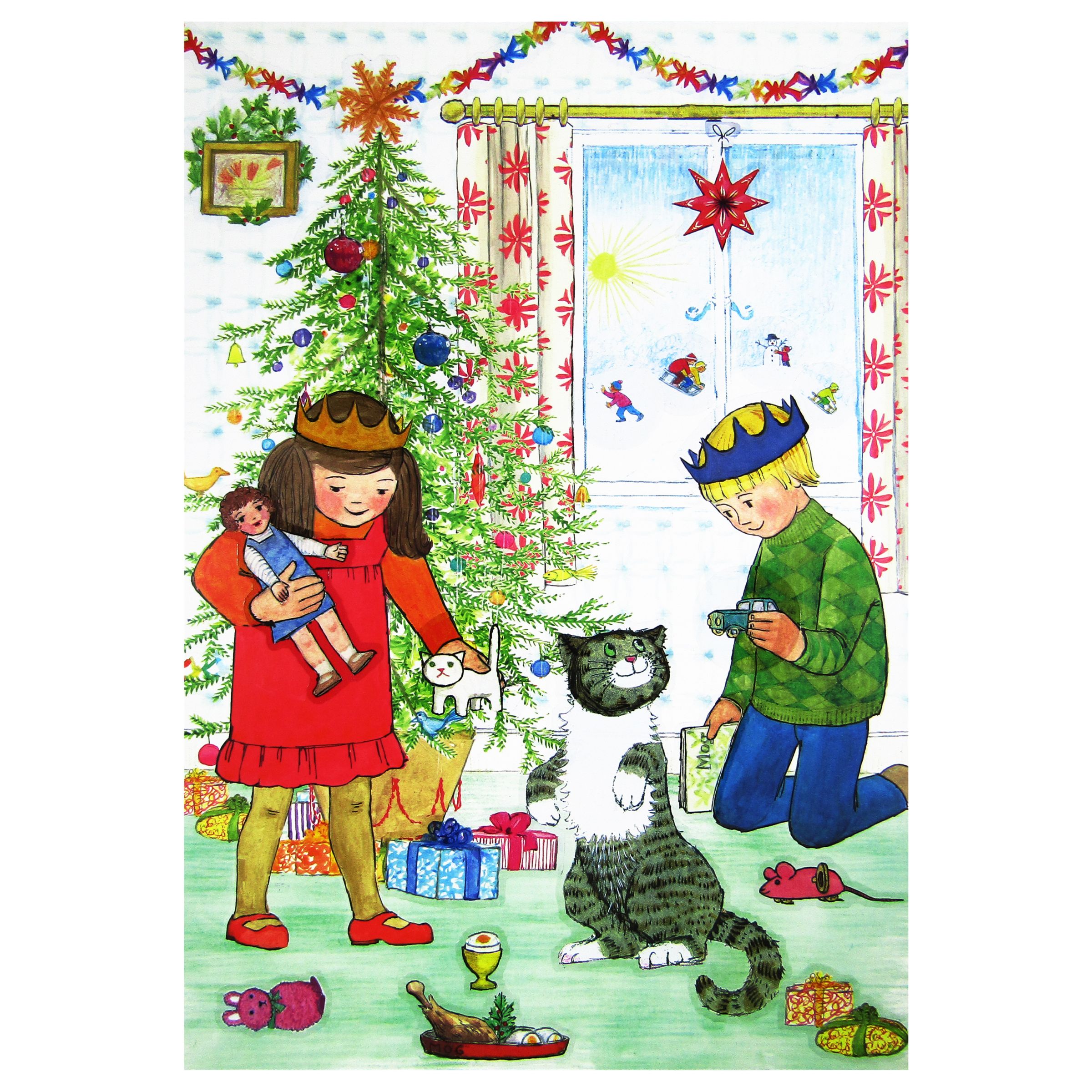 Woodmansterne Mog Christmas Medium Sticker Advent Calendar Review
