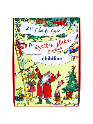 Woodmansterne Quentin Blake Charity Christmas Cards, Pack of 20
