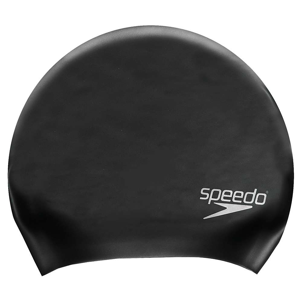 Buy Speedo Long Hair Swimming Cap, Black Online at johnlewis.com