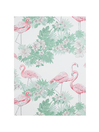John Lewis & Partners Flamingos Wallpaper, Multi