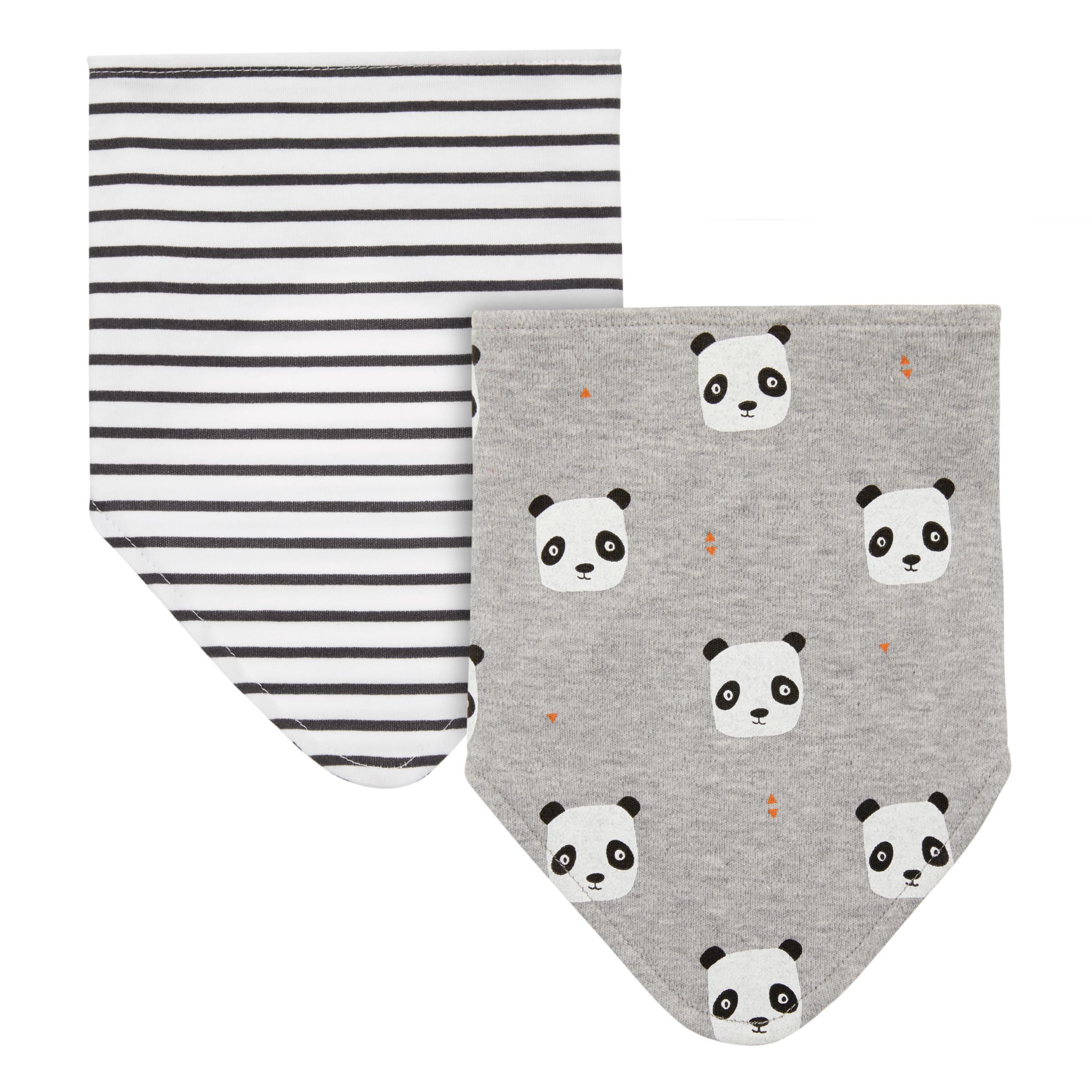 grey dribble bibs