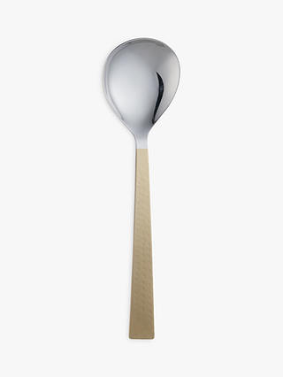 John Lewis & Partners Kainoosh Serving Spoon, Gold, 23.5cm
