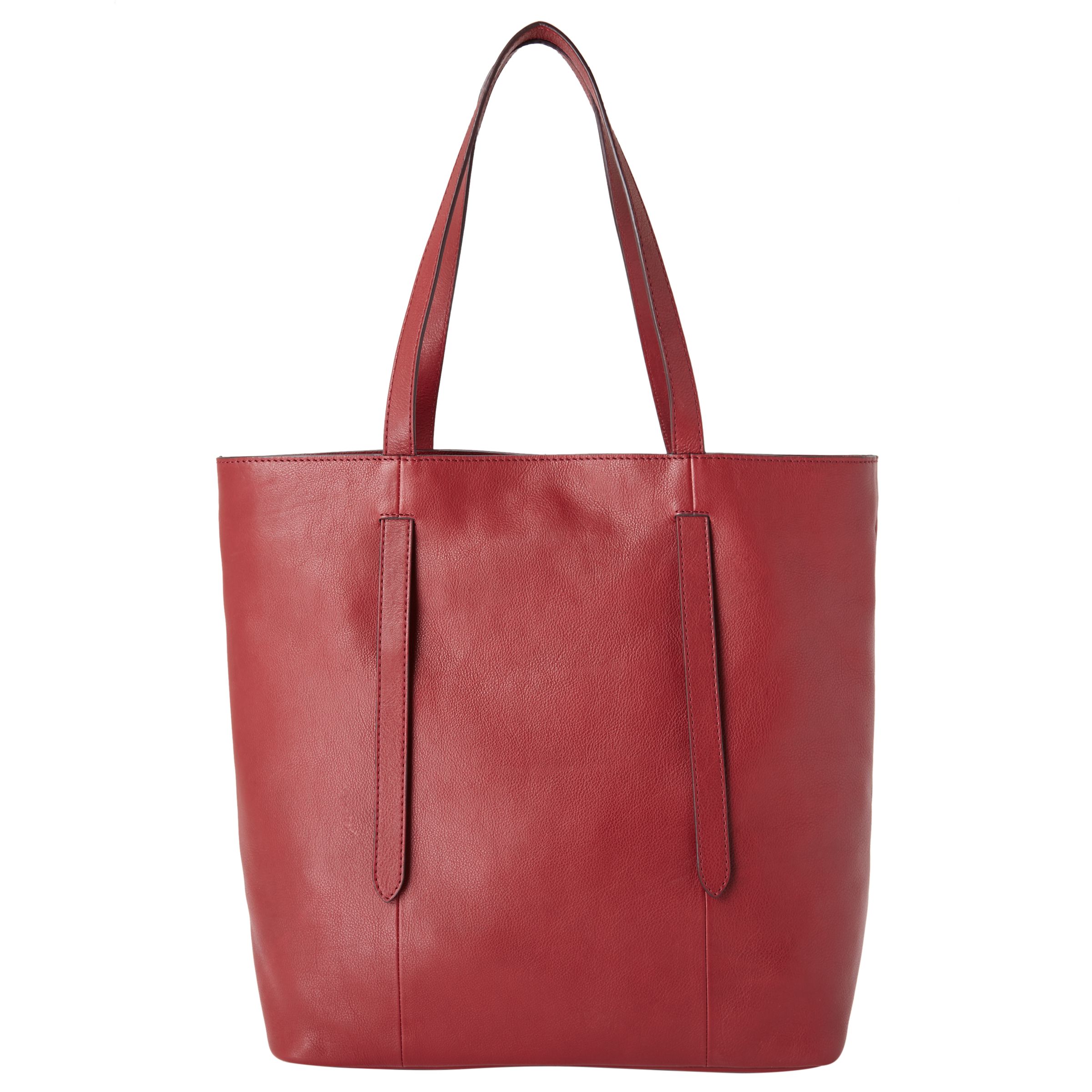 John Lewis & Partners Cecilia Leather North / South Tote Bag