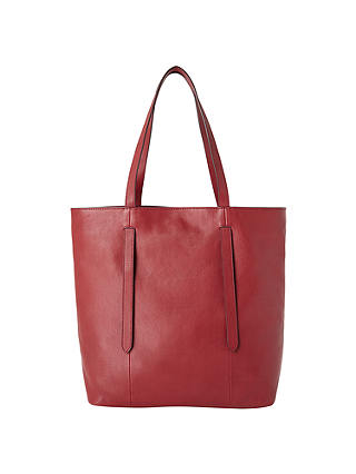 John Lewis & Partners Cecilia Leather North / South Tote Bag