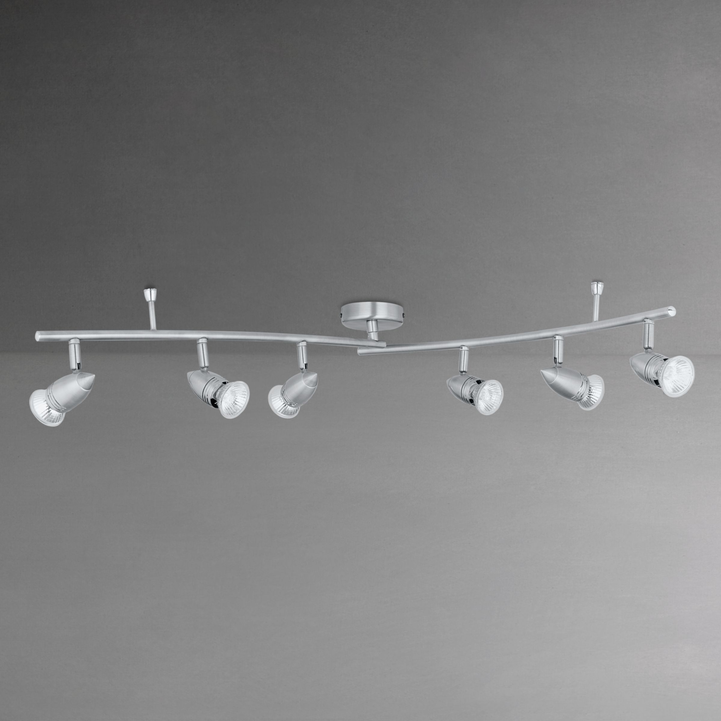 John Lewis Partners Soyuz 6 Spotlight Ceiling Bar Chrome At