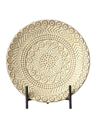 John Lewis & Partners Ecomix Decorative Plate On Stand