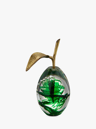 John Lewis & Partners Decorative Glass Pear Ornament