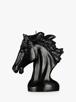 John Lewis & Partners Horse Candle, Black