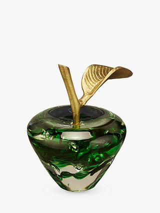 John Lewis & Partners Decorative Glass Apple Ornament