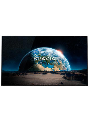 Sony Bravia KD65A1 OLED HDR 4K Ultra HD Smart Android TV, 65" with Freeview HD, Youview, Acoustic Surface & One Slate Design, Black