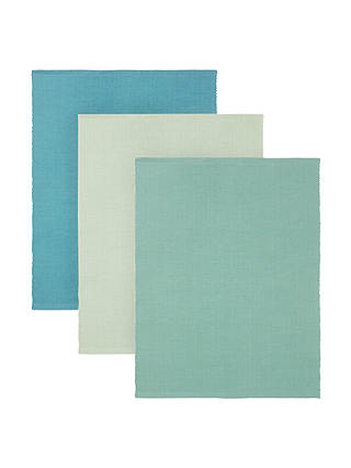 John Lewis & Partners Yarn Dyed Placemat, Set of 6, Assorted