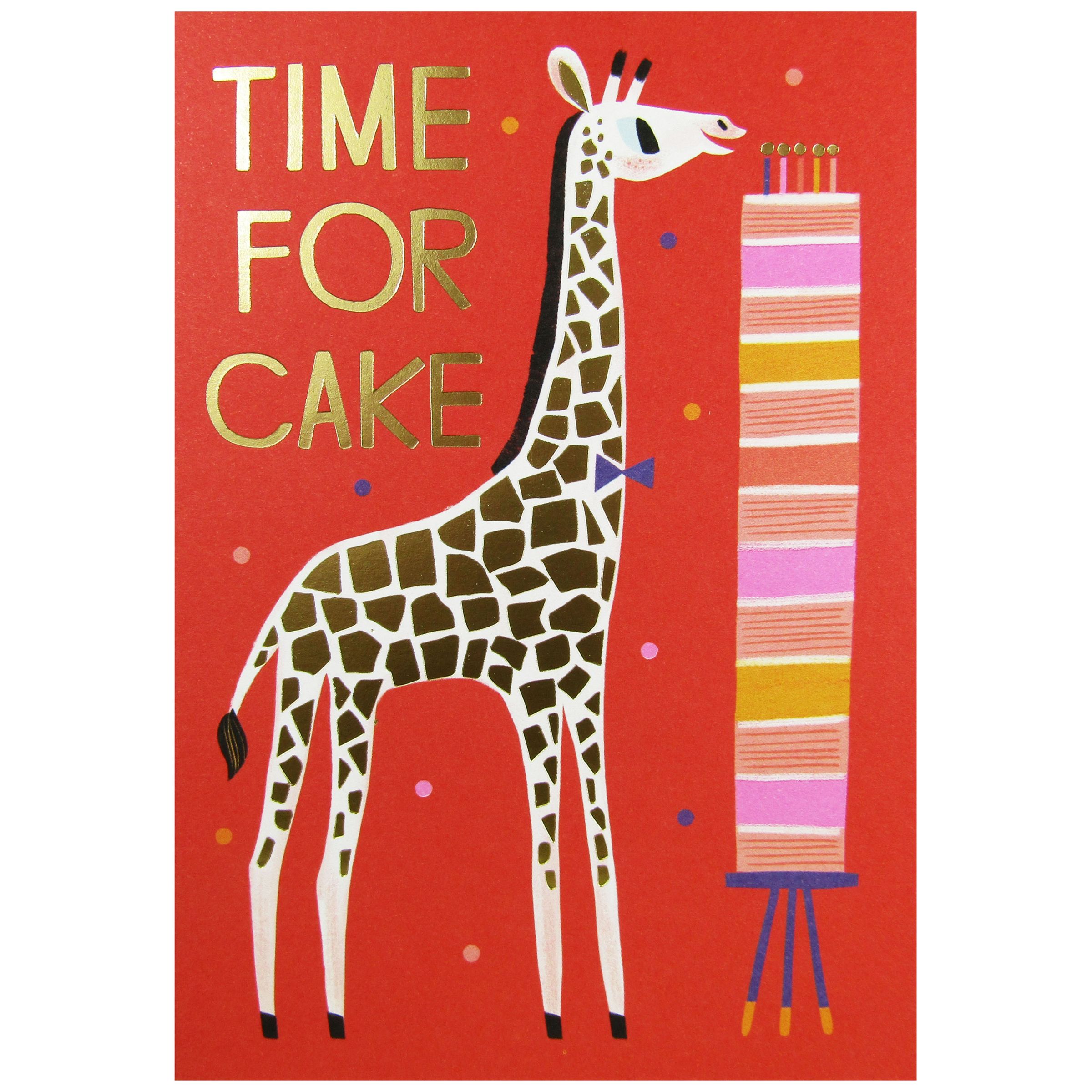 Lagom Designs Time For Cake Birthday Card