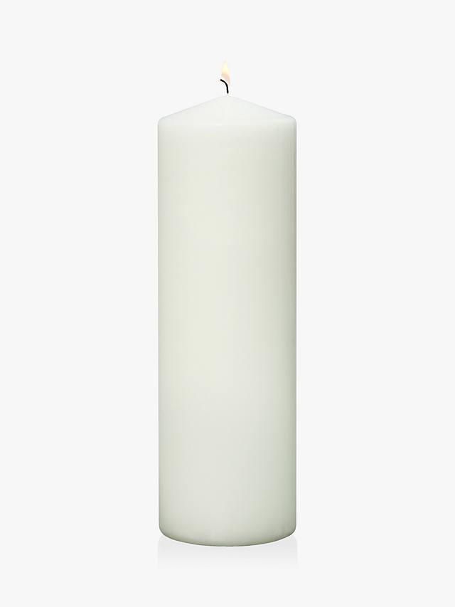 Charles Farris Altar Pillar Candle, H25cm, Ivory