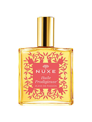 NUXE Dry Oil Huile Prodigieuse® 25th Anniversary Limited Edition, 100ml, Coral