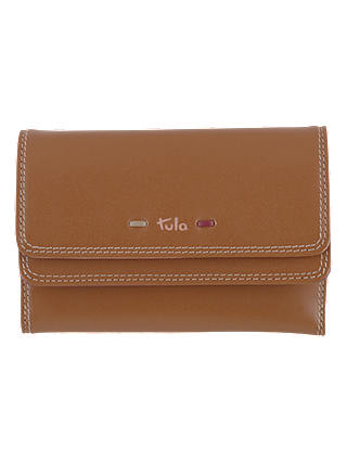 Tula Violet Leather Medium Flapover Wallet