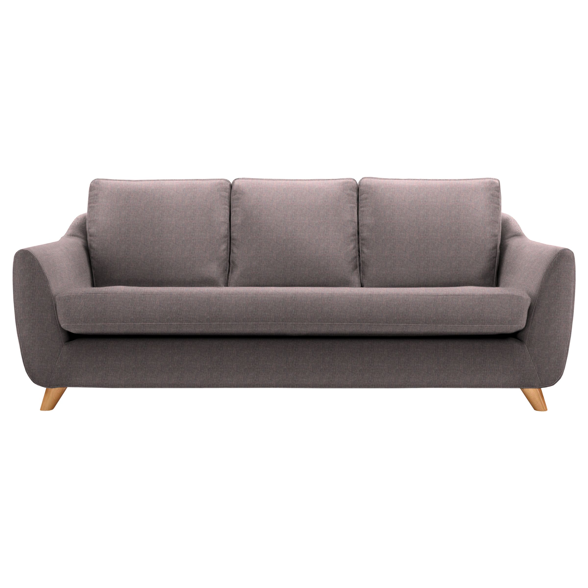 G Plan Vintage The Sixty Seven Large 3 Seater Sofa, Marl Aubergine