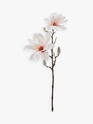 Peony Artificial Magnolia Single Stem, Pink
