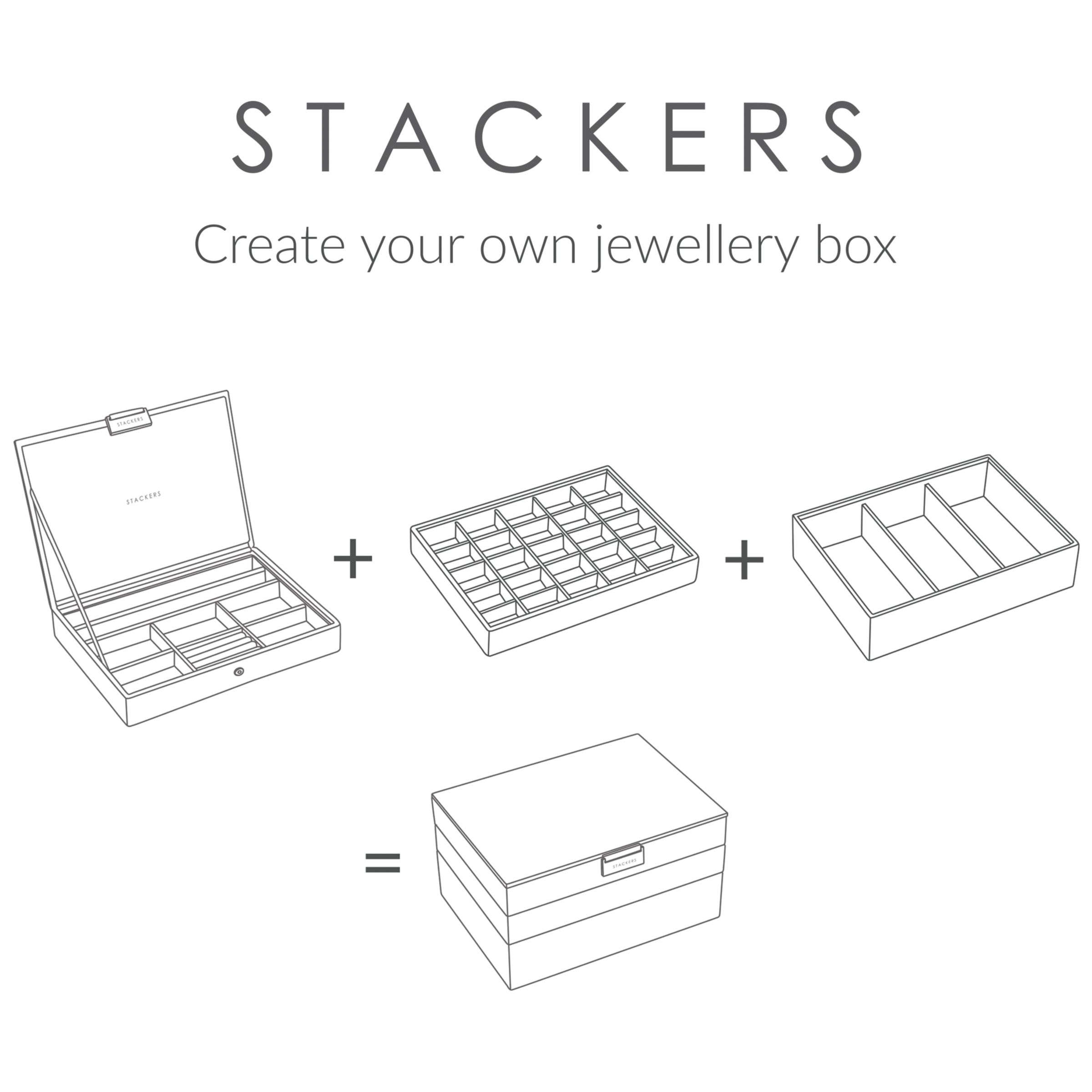 Stackers Small Jewellery Box Set - Dusky Blue – Modern Quests