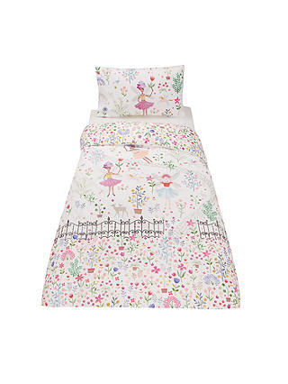 little home at John Lewis Country Fairies Embellished Duvet Cover and Pillowcase Set, Single