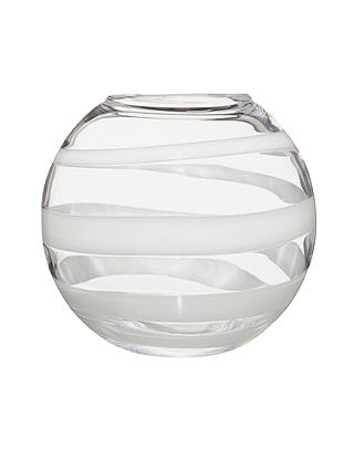 John Lewis & Partners Spiral Globe Vase, 16cm